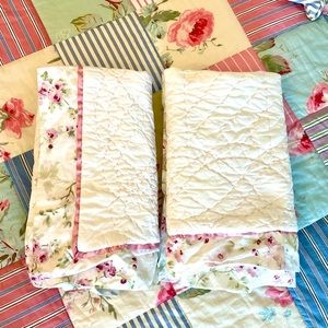 Simply shabby chic queen pillow shams